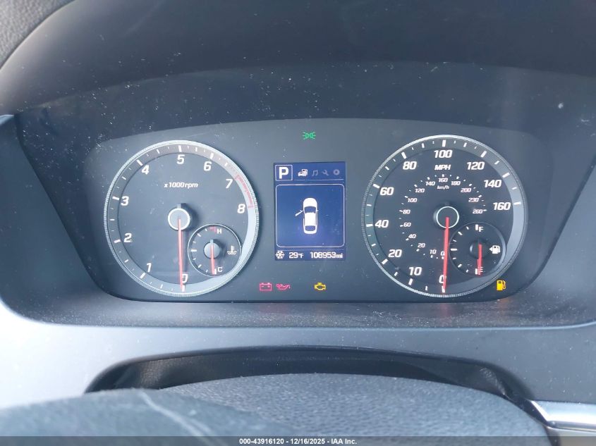 2017 Hyundai Sonata Sport 2.0T VIN: 5NPE34AB0HH577596 Lot: 43916120