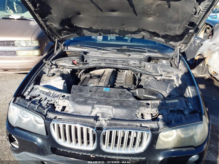2007 BMW X3 3.0Si VIN: WBXPC93427WF14504 Lot: 43916123