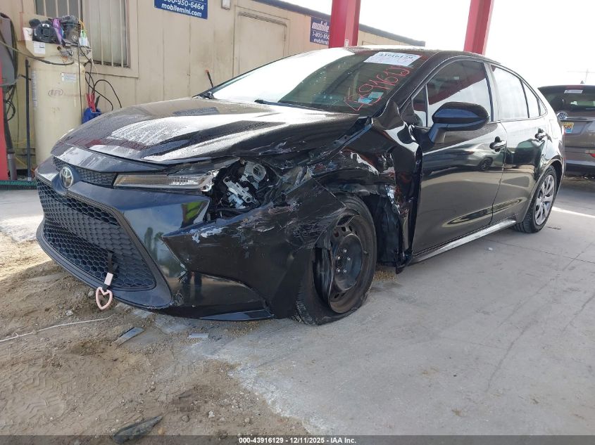 2020 Toyota Corolla Le VIN: 5YFEPRAE2LP094232 Lot: 43916129