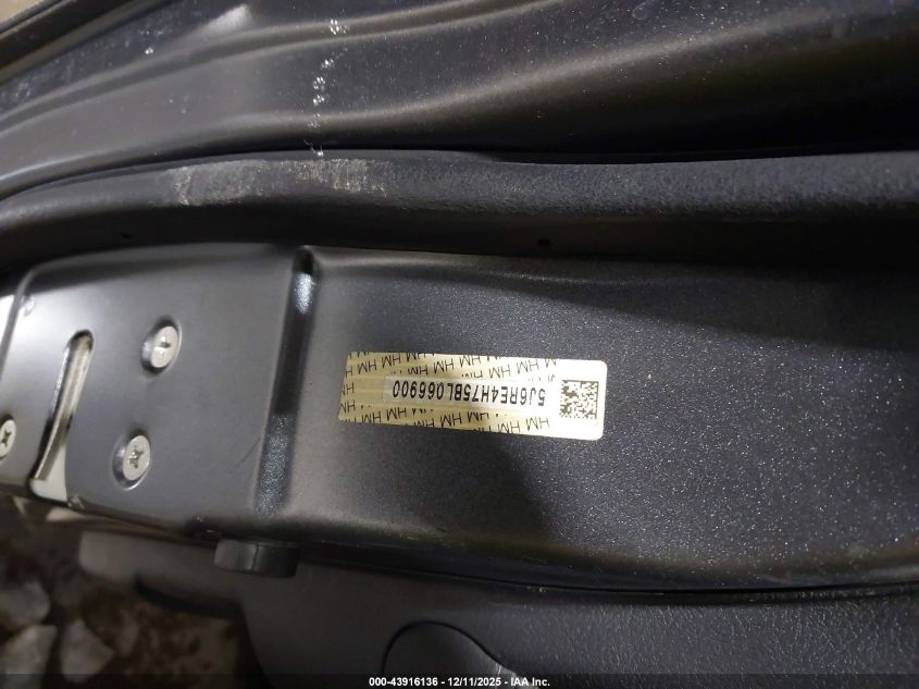 2011 Honda Cr-V Ex-L VIN: 5J6RE4H75BL066900 Lot: 43916136