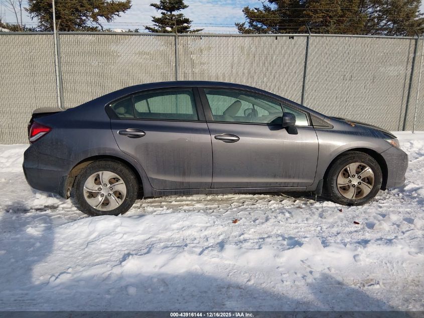 2014 Honda Civic Lx VIN: 19XFB2F53EE038663 Lot: 43916144