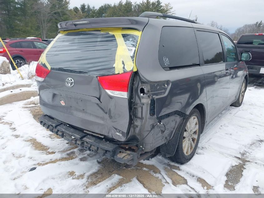 2012 Toyota Sienna Xle 7 Passenger VIN: 5TDDK3DC7CS034391 Lot: 43916165
