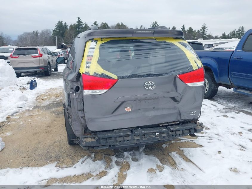 2012 Toyota Sienna Xle 7 Passenger VIN: 5TDDK3DC7CS034391 Lot: 43916165