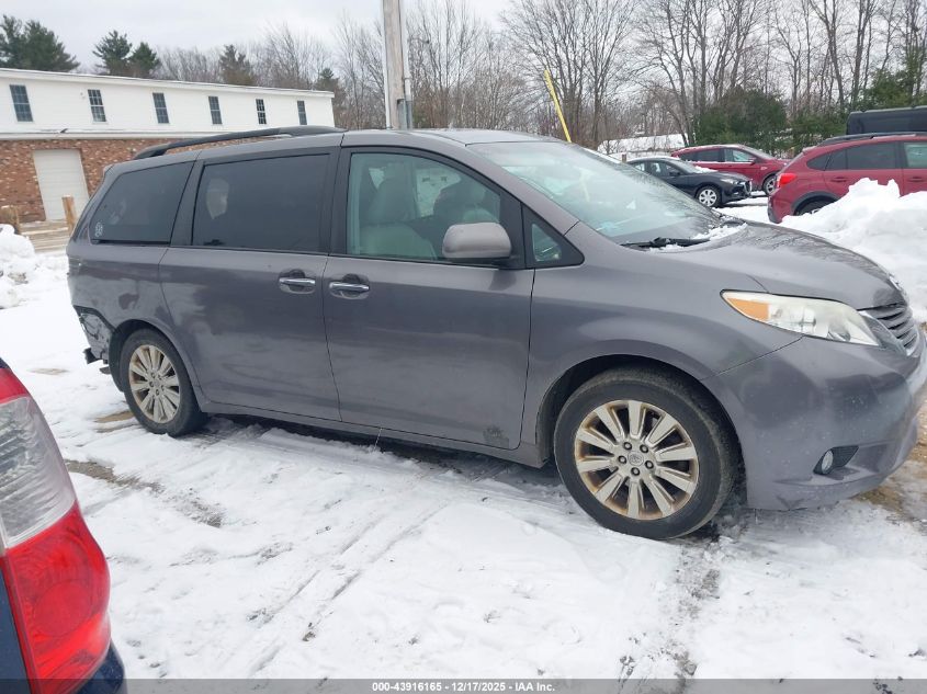 2012 Toyota Sienna Xle 7 Passenger VIN: 5TDDK3DC7CS034391 Lot: 43916165