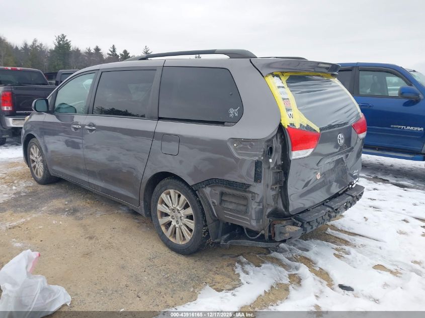 2012 Toyota Sienna Xle 7 Passenger VIN: 5TDDK3DC7CS034391 Lot: 43916165