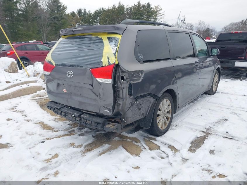 2012 Toyota Sienna Xle 7 Passenger VIN: 5TDDK3DC7CS034391 Lot: 43916165