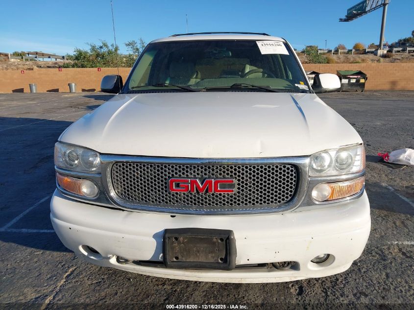 2001 GMC Yukon Xl 1500 Denali VIN: 1GKFK66UX1J260830 Lot: 43916200