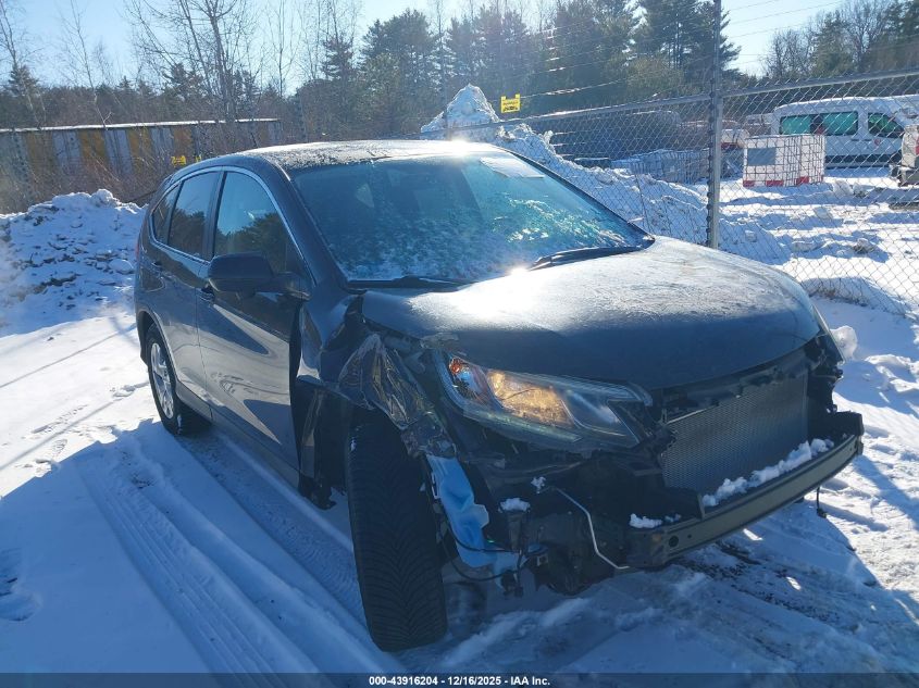 2016 Honda Cr-V Ex VIN: 2HKRM4H53GH621216 Lot: 43916204