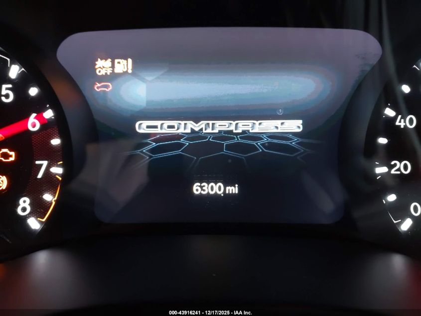 2025 Jeep Compass Sport 4X4 VIN: 3C4NJDAN3ST533938 Lot: 43916241