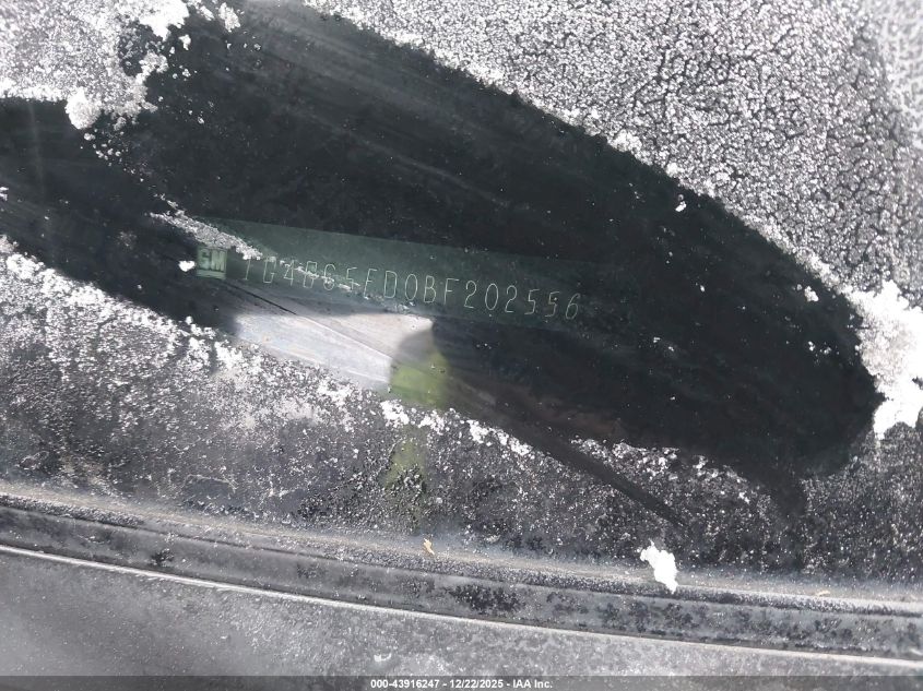 2011 Buick Lacrosse Cxl VIN: 1G4GC5ED0BF202556 Lot: 43916247