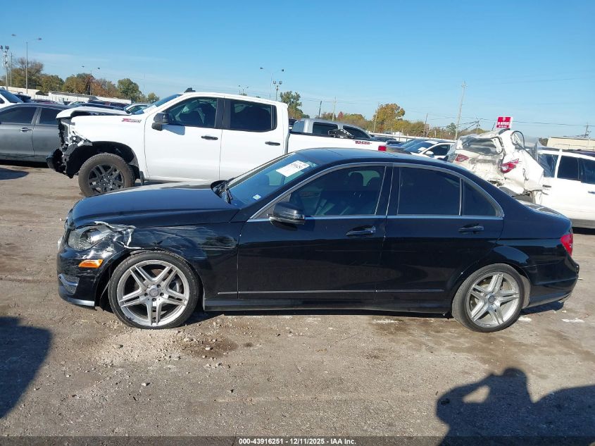 2014 Mercedes-Benz C 250 Sport VIN: WDDGF4HB8ER309895 Lot: 43916251