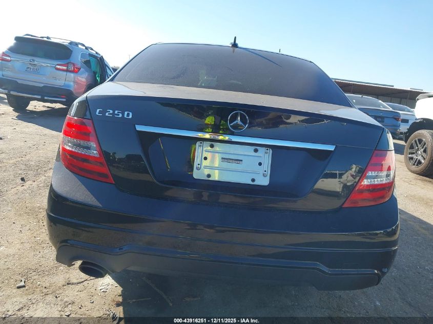 2014 Mercedes-Benz C 250 Sport VIN: WDDGF4HB8ER309895 Lot: 43916251