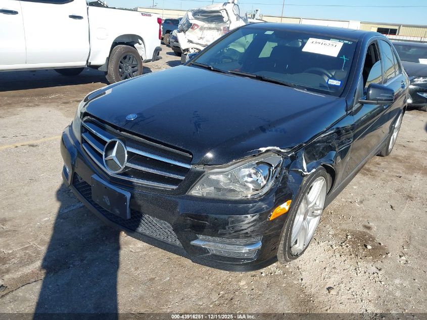 2014 Mercedes-Benz C 250 Sport VIN: WDDGF4HB8ER309895 Lot: 43916251