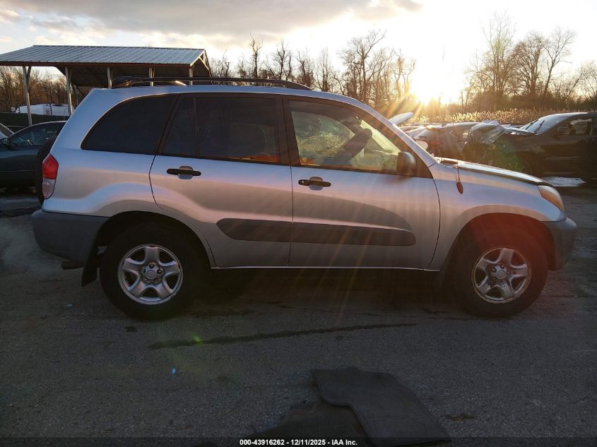 2001 Toyota Rav4 VIN: JTEHH20V116006029 Lot: 43916262