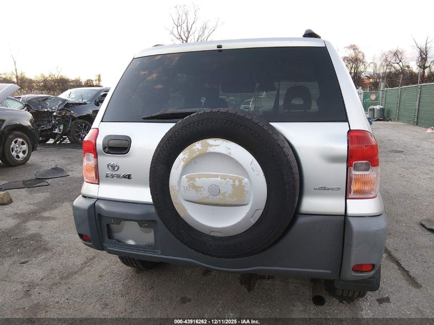 2001 Toyota Rav4 VIN: JTEHH20V116006029 Lot: 43916262