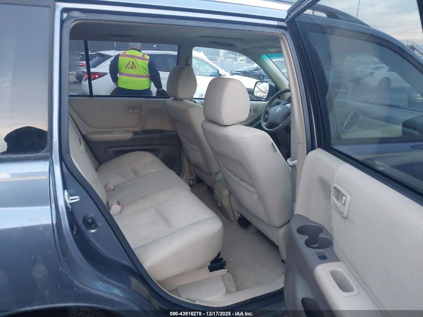 2007 Toyota Highlander V6 VIN: JTEEP21A870197896 Lot: 43916278