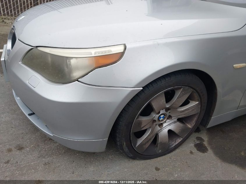 2004 BMW 530I VIN: WBANA73544B063404 Lot: 43916284