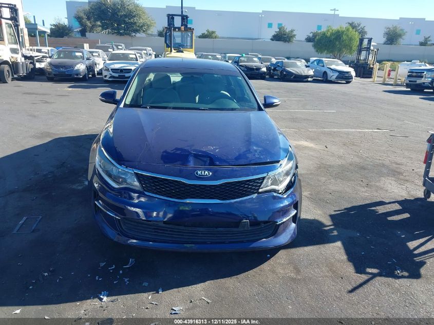 2018 Kia Optima Lx VIN: 5XXGT4L39JG184244 Lot: 43916313