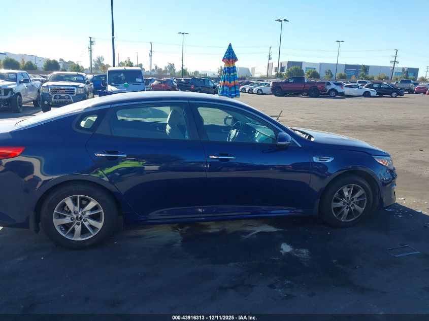 2018 Kia Optima Lx VIN: 5XXGT4L39JG184244 Lot: 43916313