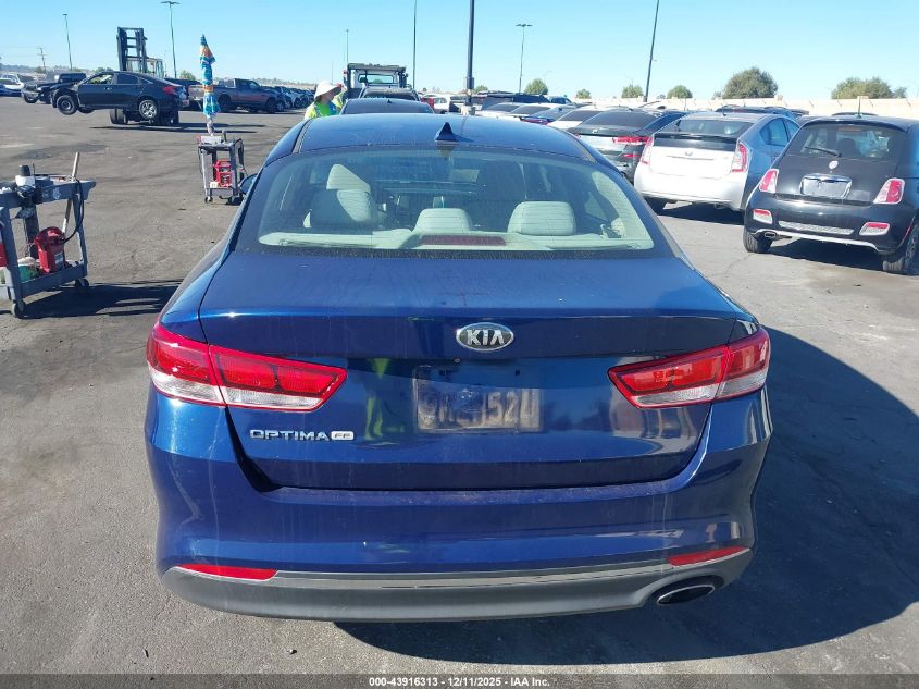 2018 Kia Optima Lx VIN: 5XXGT4L39JG184244 Lot: 43916313