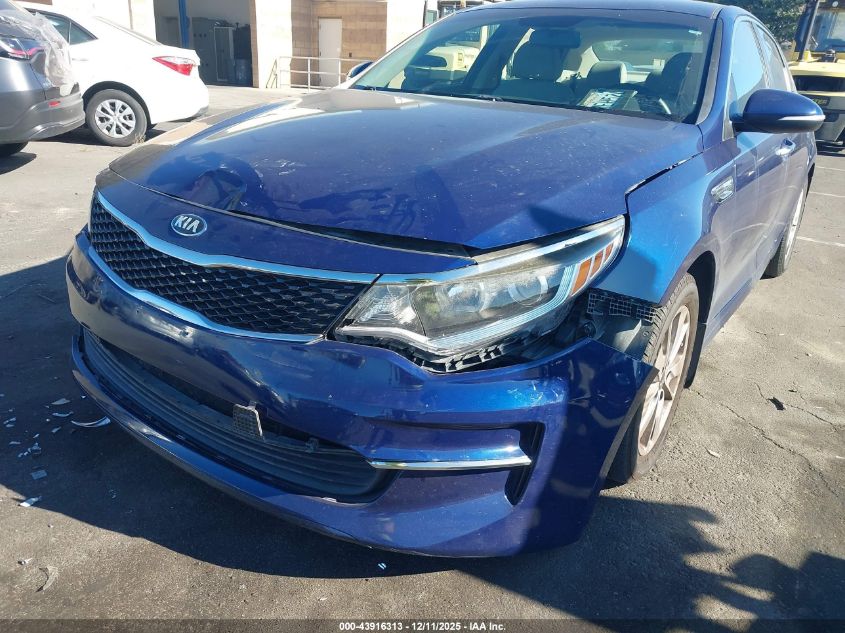 2018 Kia Optima Lx VIN: 5XXGT4L39JG184244 Lot: 43916313