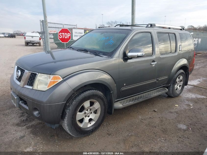 2005 Nissan Pathfinder Se VIN: 5N1AR18U35C790998 Lot: 43916325