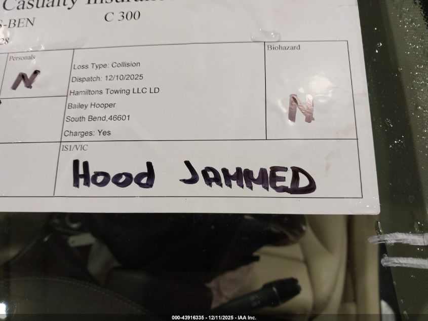 2015 Mercedes-Benz C 300 Luxury 4Matic VIN: 55SWF4KB1FU033628 Lot: 43916335