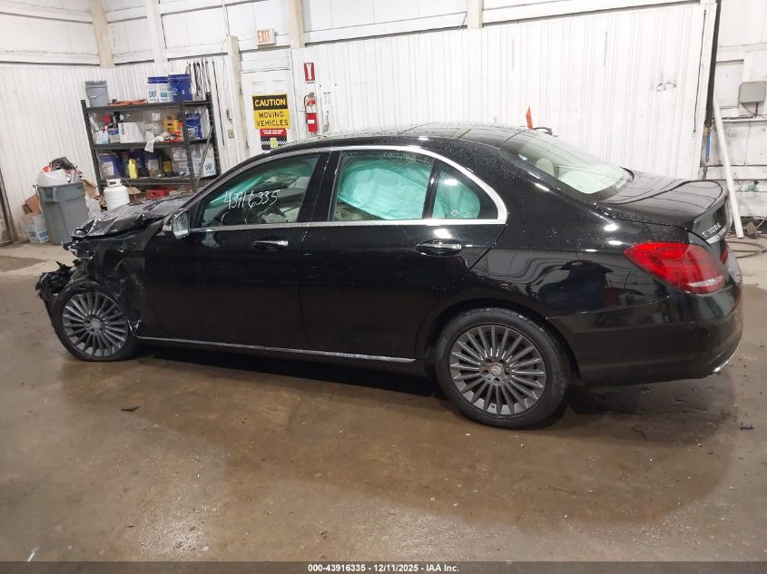 2015 Mercedes-Benz C 300 Luxury 4Matic VIN: 55SWF4KB1FU033628 Lot: 43916335