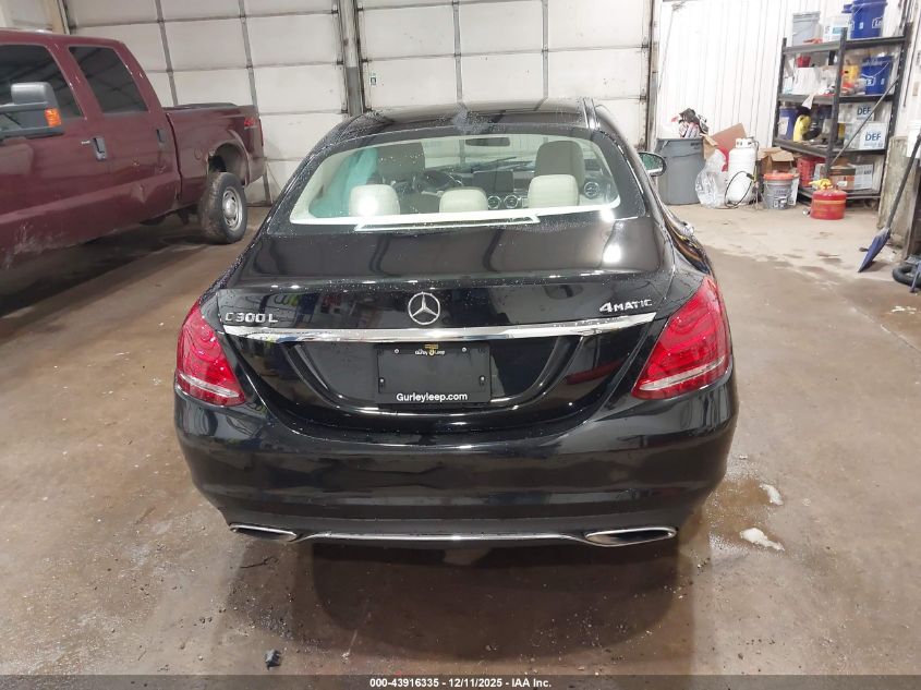 2015 Mercedes-Benz C 300 Luxury 4Matic VIN: 55SWF4KB1FU033628 Lot: 43916335