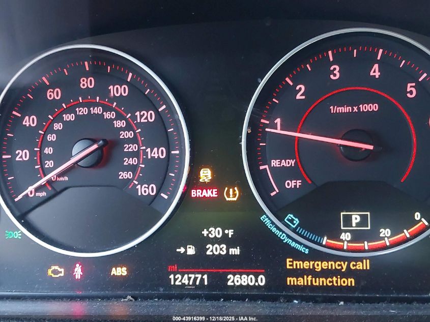 2016 BMW 328I VIN: WBA8E9G57GNT42131 Lot: 43916399