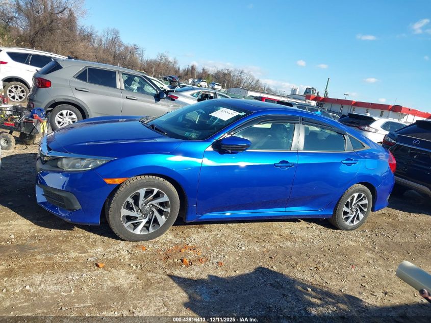 2017 Honda Civic Ex VIN: 19XFC2F75HE200747 Lot: 43916413