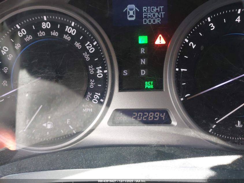 2007 Lexus Is 250 VIN: JTHBK262372056647 Lot: 43916427