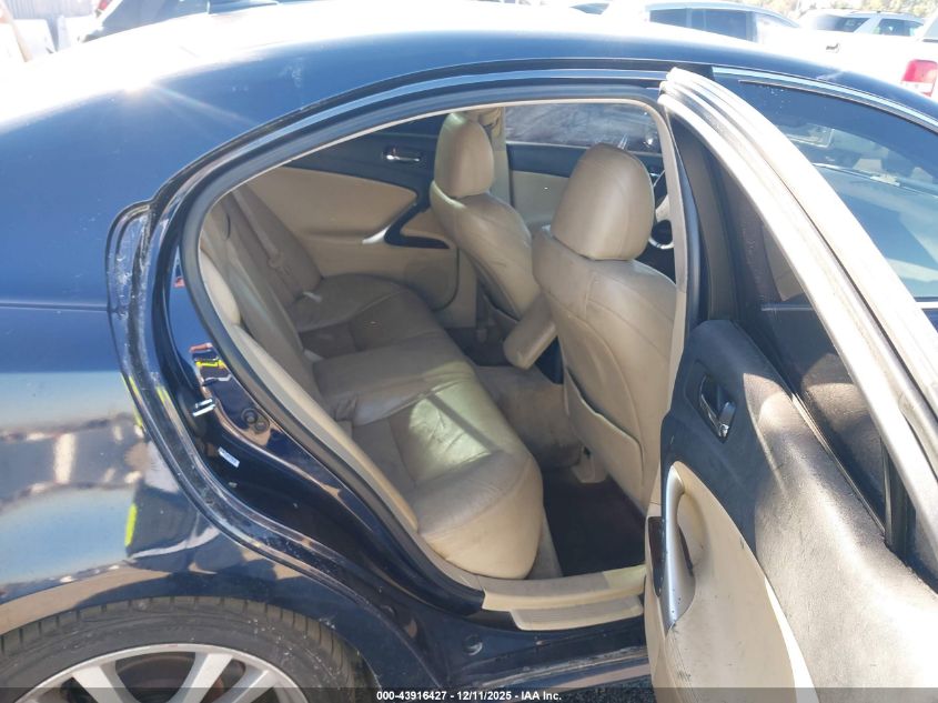 2007 Lexus Is 250 VIN: JTHBK262372056647 Lot: 43916427