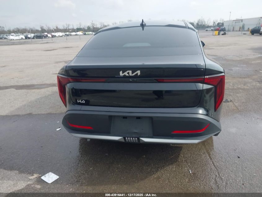 2025 Kia K4 Lxs VIN: 3KPFT4DE3SE111229 Lot: 43916441
