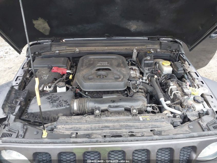 2018 Jeep Wrangler Unlimited Sport 4X4 VIN: 1C4HJXDN6JW329458 Lot: 43916459