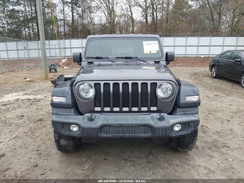 2018 Jeep Wrangler Unlimited Sport 4X4 VIN: 1C4HJXDN6JW329458 Lot: 43916459