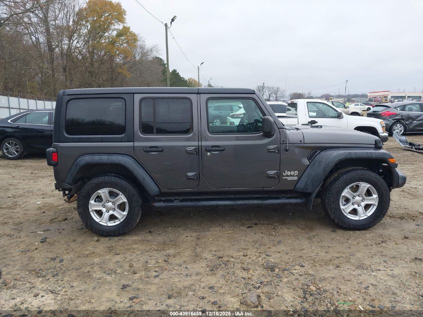 2018 Jeep Wrangler Unlimited Sport 4X4 VIN: 1C4HJXDN6JW329458 Lot: 43916459