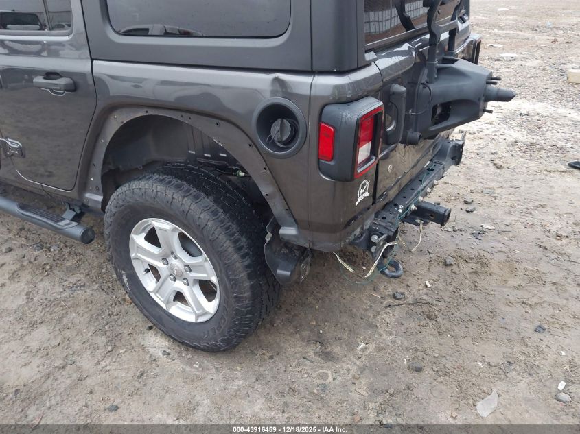 2018 Jeep Wrangler Unlimited Sport 4X4 VIN: 1C4HJXDN6JW329458 Lot: 43916459