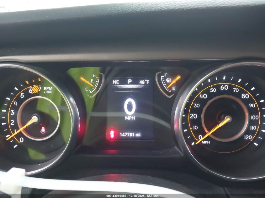 2018 Jeep Wrangler Unlimited Sport 4X4 VIN: 1C4HJXDN6JW329458 Lot: 43916459