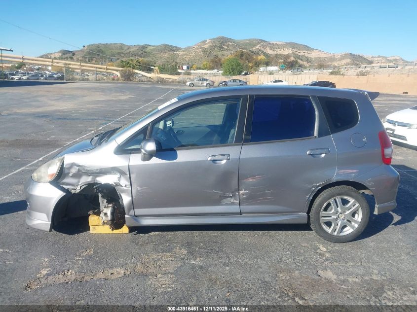 2007 Honda Fit Sport VIN: JHMGD37657S005318 Lot: 43916461