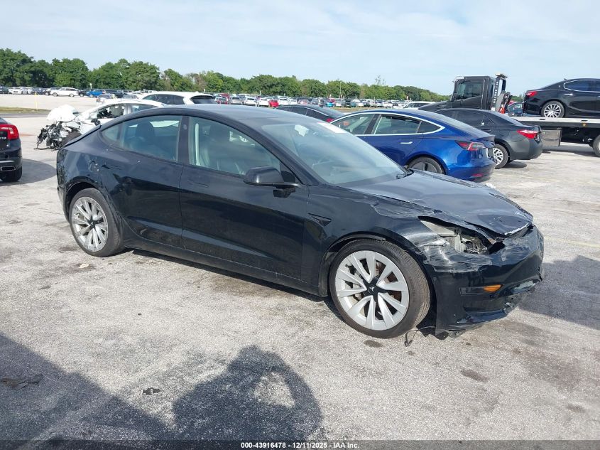 TESLA MODEL 3 REAR-WHEEL DRIVE