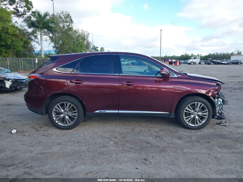 2013 Lexus Rx 450H VIN: JTJZB1BA4D2409137 Lot: 43916486