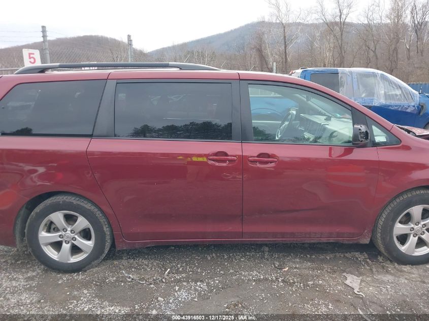 2015 Toyota Sienna Le 8 Passenger VIN: 5TDKK3DC6FS680775 Lot: 43916503
