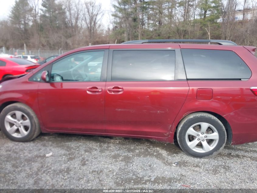 2015 Toyota Sienna Le 8 Passenger VIN: 5TDKK3DC6FS680775 Lot: 43916503