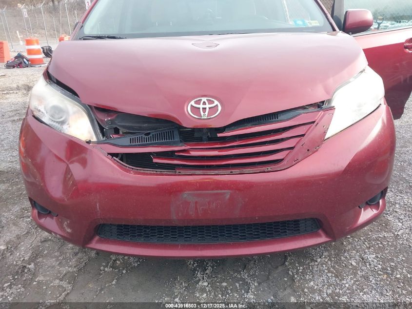 2015 Toyota Sienna Le 8 Passenger VIN: 5TDKK3DC6FS680775 Lot: 43916503