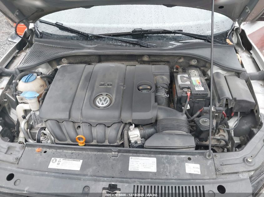 2012 Volkswagen Passat 2.5L Se VIN: 1VWBH7A30CC030456 Lot: 43916508