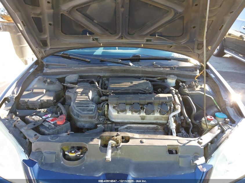 2004 Honda Civic Lx VIN: 2HGES166X4H578109 Lot: 43916547