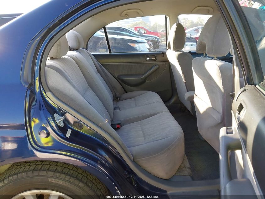 2004 Honda Civic Lx VIN: 2HGES166X4H578109 Lot: 43916547