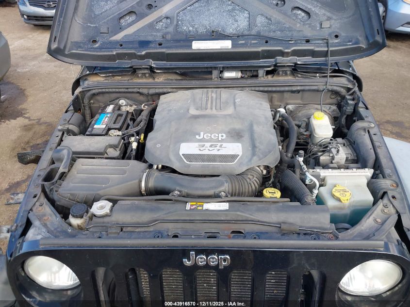 2012 Jeep Wrangler Sport VIN: 1C4GJWAG5CL253747 Lot: 43916570