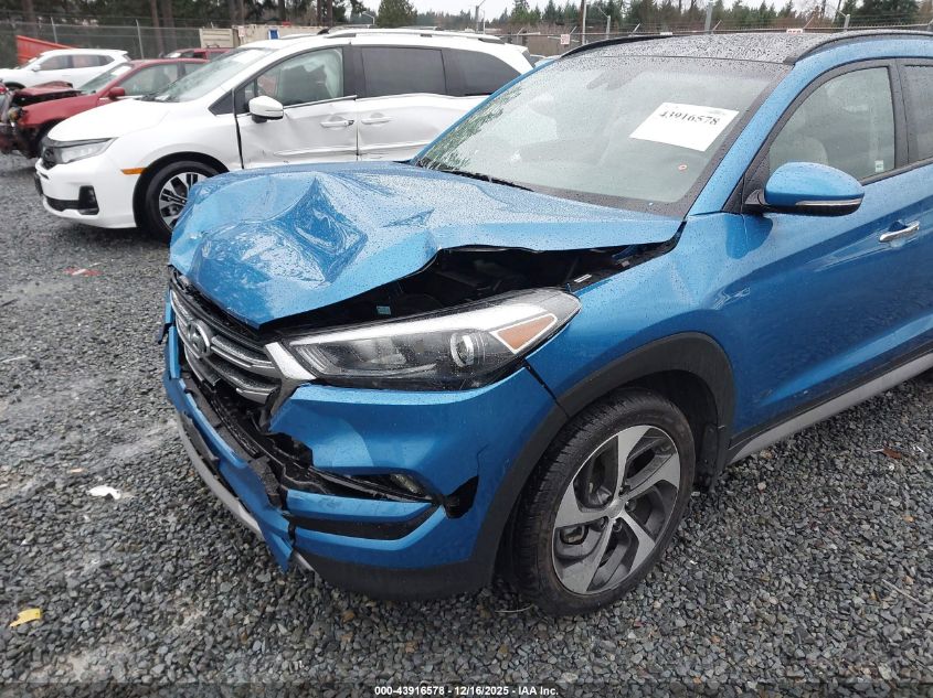 2018 Hyundai Tucson Limited VIN: KM8J3CA2XJU777871 Lot: 43916578